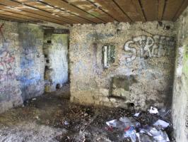 Ligne Maginot - A61 - NOYER - LE PHILANTHROPE - (Blockhaus pour canon) - Intérieur du blockhaus.