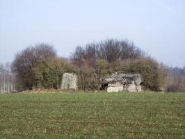 Ligne Maginot - A62 - MUGUET - (Blockhaus lourd type STG / STG-FCR - Double) - Blockhaus visible du chemin rural se dirigeant vers La Boiscrête.