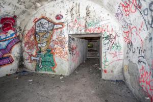 Ligne Maginot - B425 - CONDE 1 - (Blockhaus pour canon) - Couloir vers le blockhaus