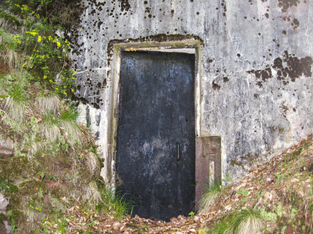 Ligne Maginot - V - (Chambre de coupure) - La porte d'entrée