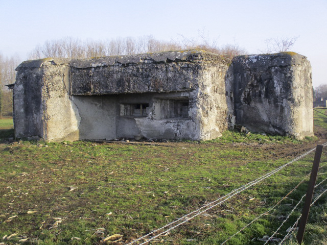 Ligne Maginot - EMERAUDE - (Blockhaus lourd type STG / STG-FCR - Double) - Blockhaus situé dans un pré privé.