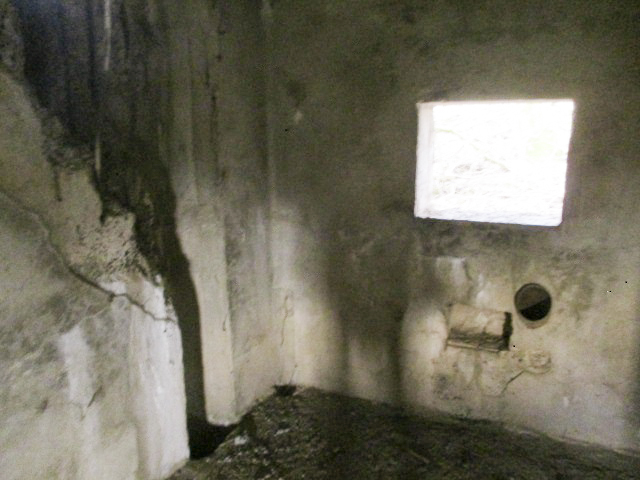 Ligne Maginot - A47 - PAON - (Blockhaus pour canon) - Intérieur du blockhaus.