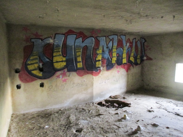 Ligne Maginot - A47 - PAON - (Blockhaus pour canon) - Intérieur du blockhaus.