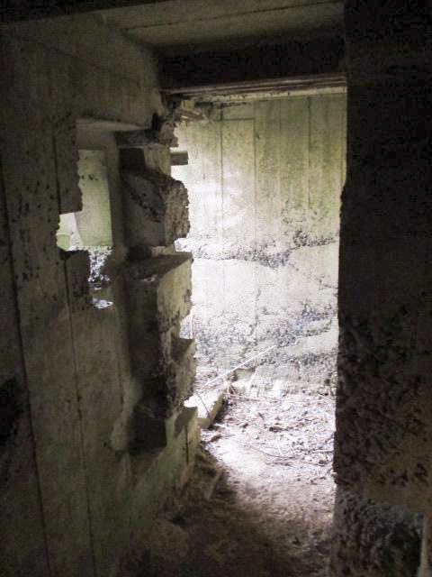 Ligne Maginot - A46 - GLAIEUL - (Blockhaus pour canon) - Intérieur du blockhaus.