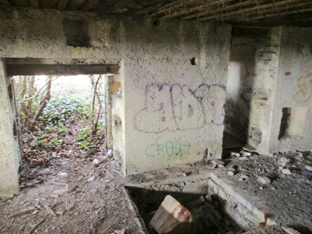 Ligne Maginot - A53 - CEDRE - (Blockhaus pour canon) - Intérieur du blockhaus.