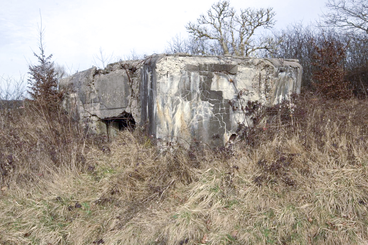 Ligne Maginot - C15N - LA BARRIERE 1 - (Blockhaus pour canon) - Façade arrière