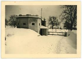 Ligne Maginot - SPICHEREN (MF DE) - (Poste GRM - Maison Forte) - La maison Forte sous la neige; hiver 1939-1940 ?