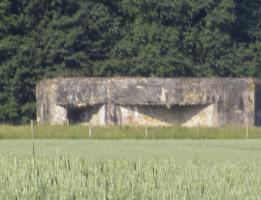 Ligne Maginot - MOULIN-RICHARD EST - (Blockhaus lourd type STG / STG-FCR - Simple) - Photo prise du chemin Delmer.