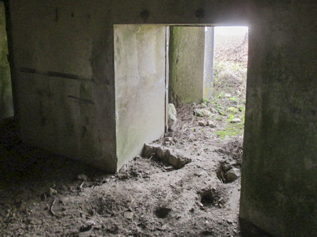 Ligne Maginot - B477 - ESTREUX NORD - (Blockhaus pour canon) - Intérieur du blockhaus.