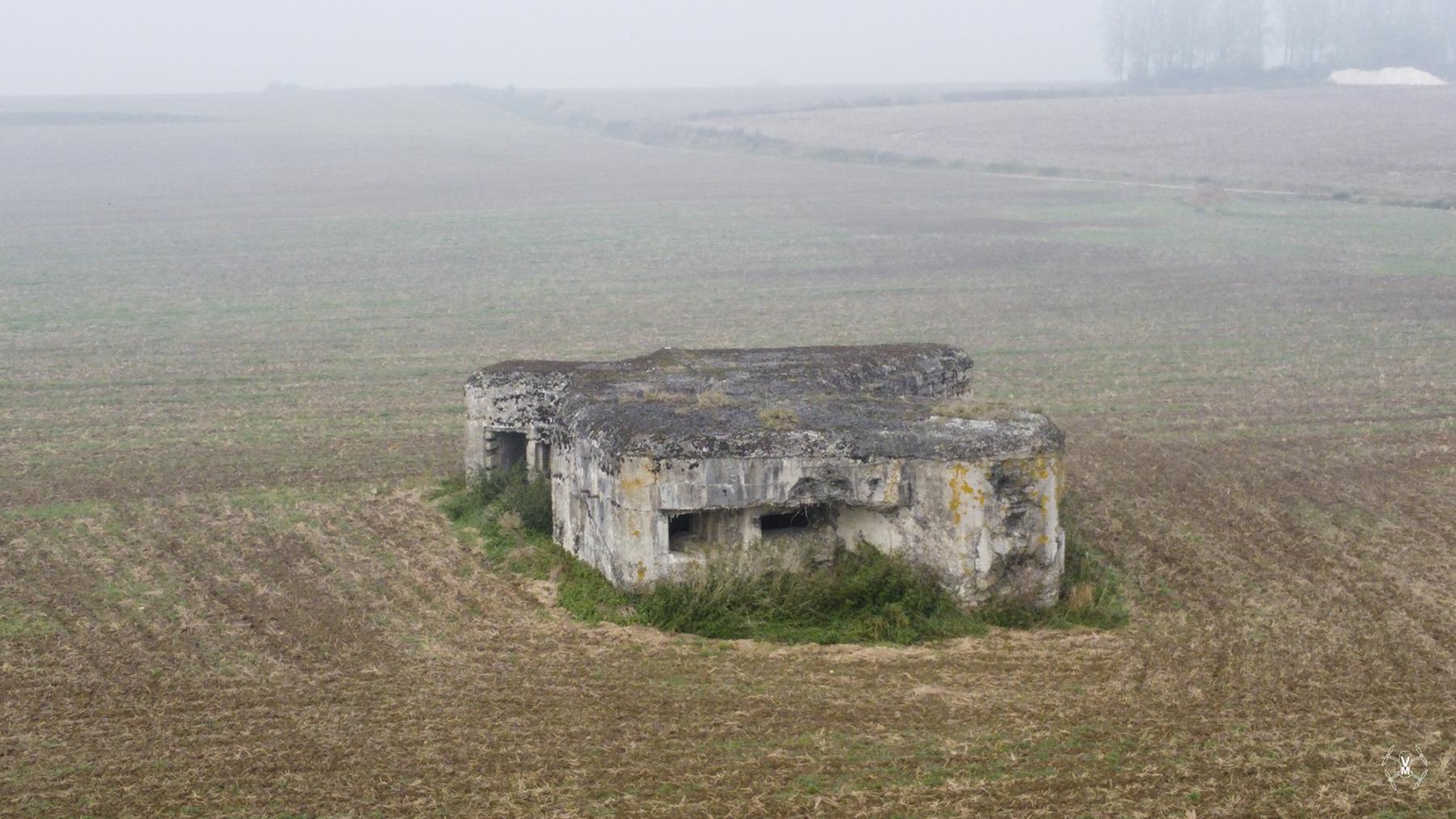 Ligne Maginot - A49 - GLYCINE - (Blockhaus pour canon) - 