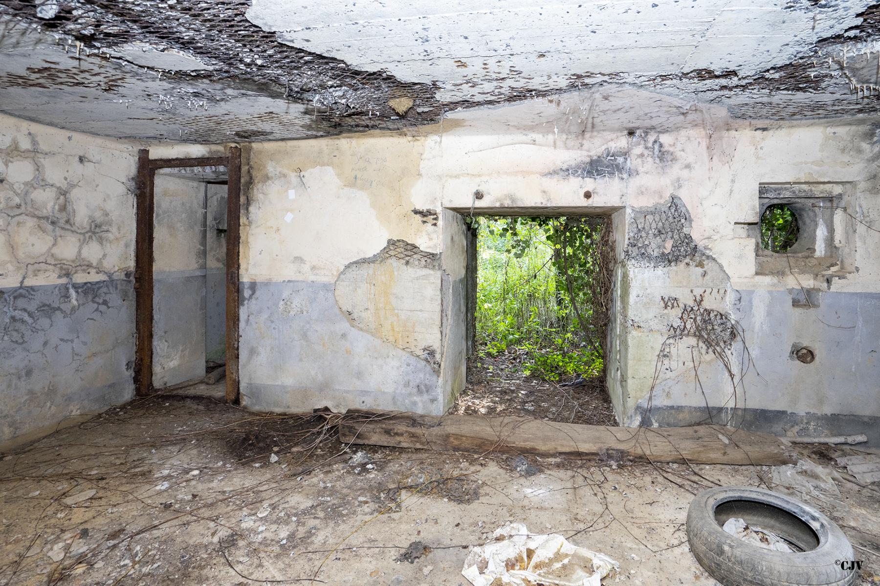 Ligne Maginot - B499 - PETITE AUNELLE - (Blockhaus pour canon) - Les entrées