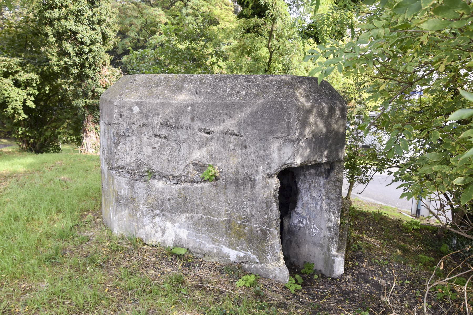 Ligne Maginot - HUNINGUE - (Blockhaus pour arme infanterie) - Entrée