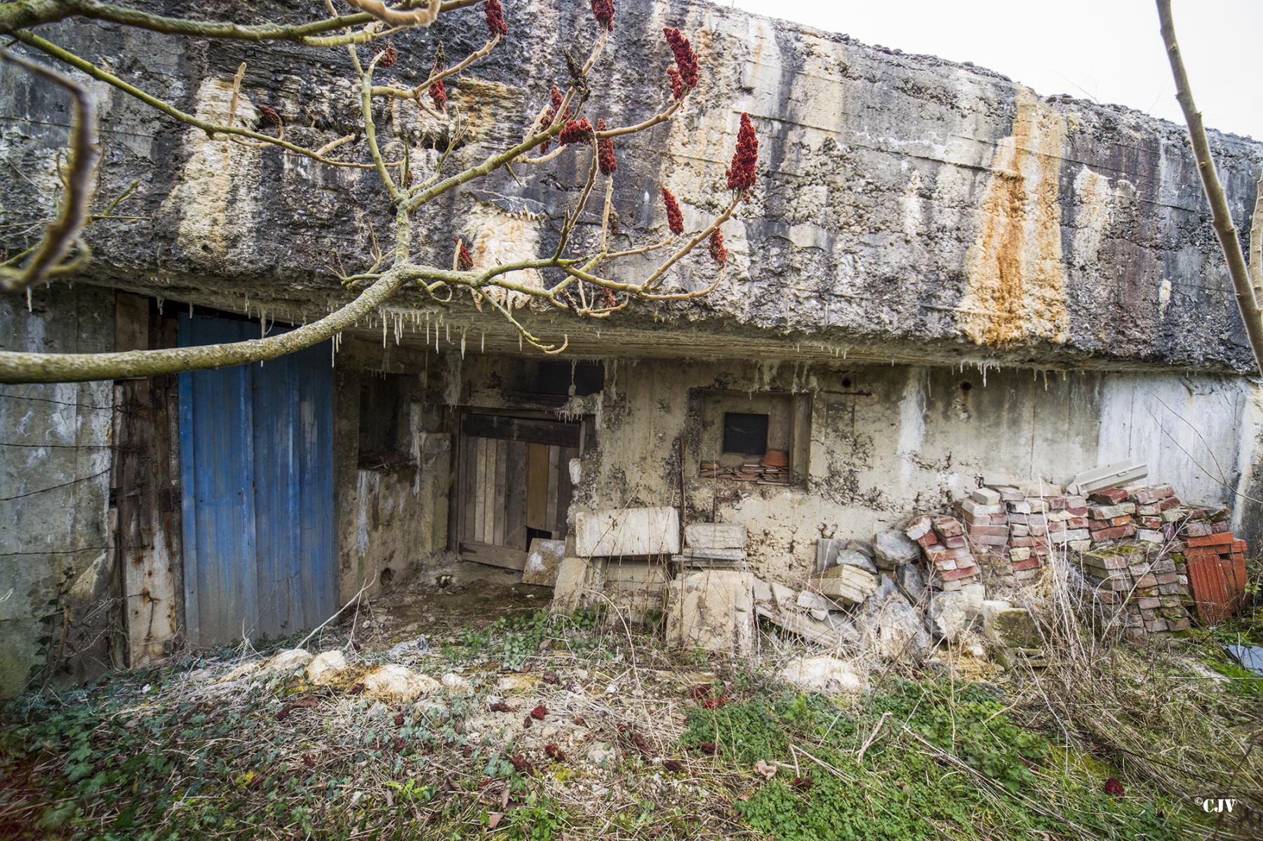 Ligne Maginot - CIMETIERE D'ELESMES - (Blockhaus lourd type STG / STG-FCR - Double) - 