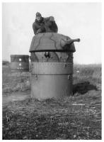 Ligne Maginot - Tourelle démontable STG mle 35-37 - Vue d'une tourelle complète non en place dans son cuvelage