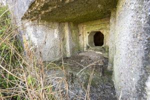 Ligne Maginot - B516 - STATION DE WARGNIES - (Blockhaus pour canon) - Créneau de défense de l'arrière