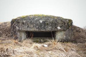 Ligne Maginot - COTE 400 - (Observatoire d'artillerie) - Créneau frontal