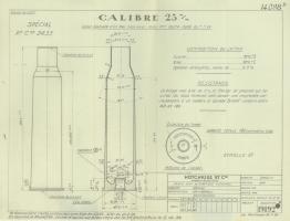 Ligne Maginot - L’étui adapté pour le TPAF Mle 1933- Tracé N° 14098D - 