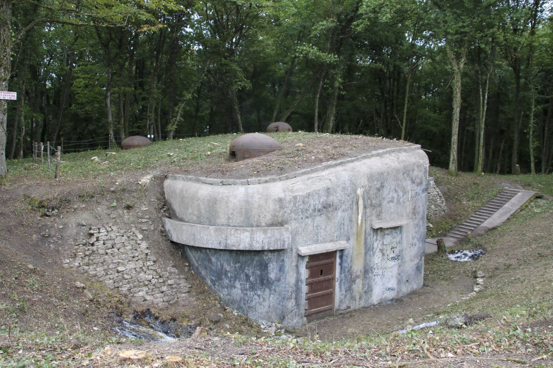 Ligne Maginot - TETING - A38 - (Ouvrage d'infanterie) - Bloc 1
Après nettoyage par l'association ASPOLT