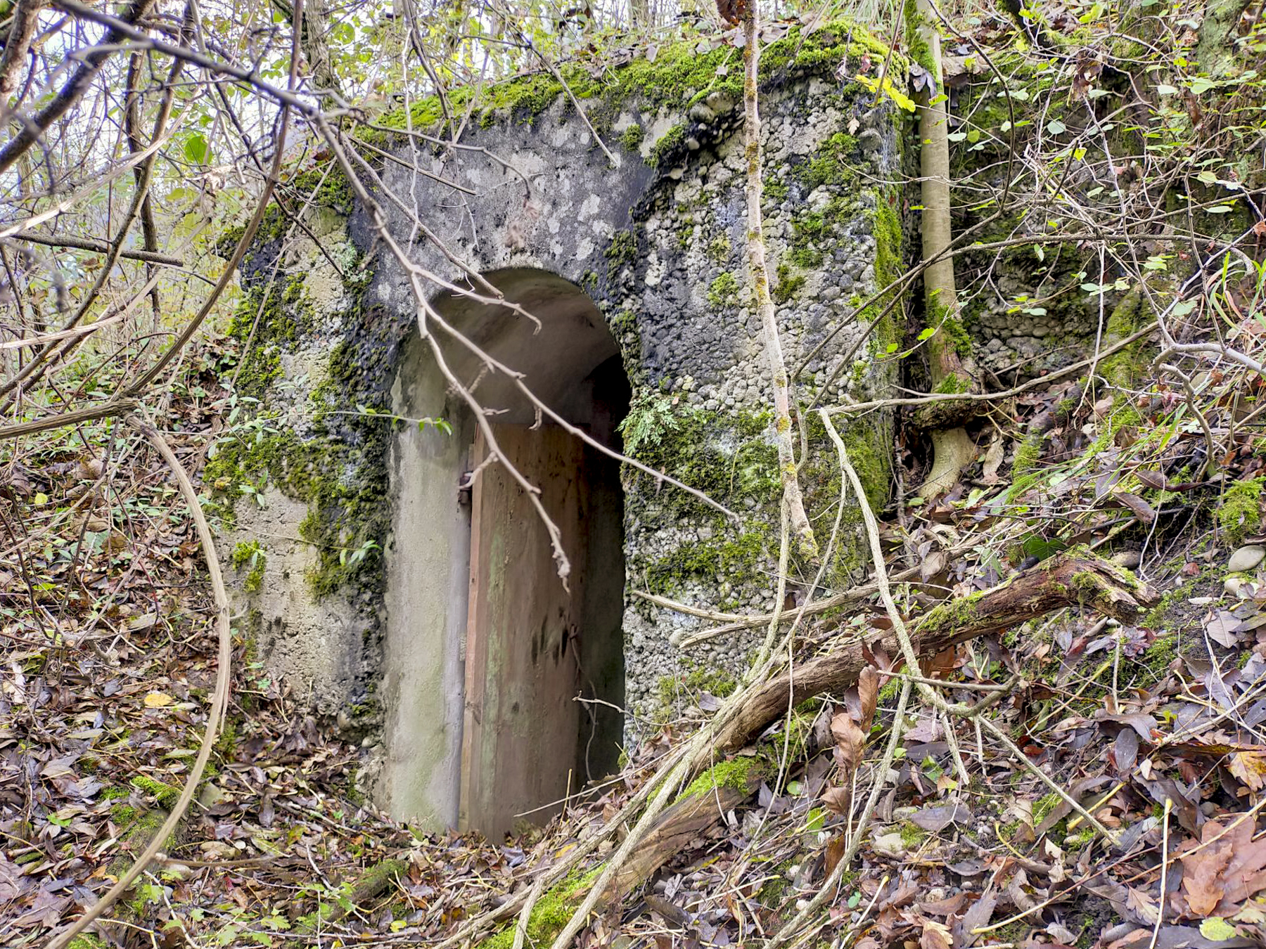 Ligne Maginot - ECLUSE D'HIRTZFELDEN NORD - (Blockhaus pour arme infanterie) - Entrée nord.