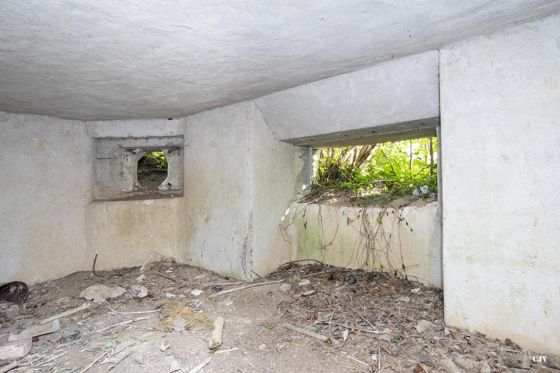 Ligne Maginot - B528 - BOIS DE LA FERRIERE NORD - (Blockhaus pour canon) - L'intérieur