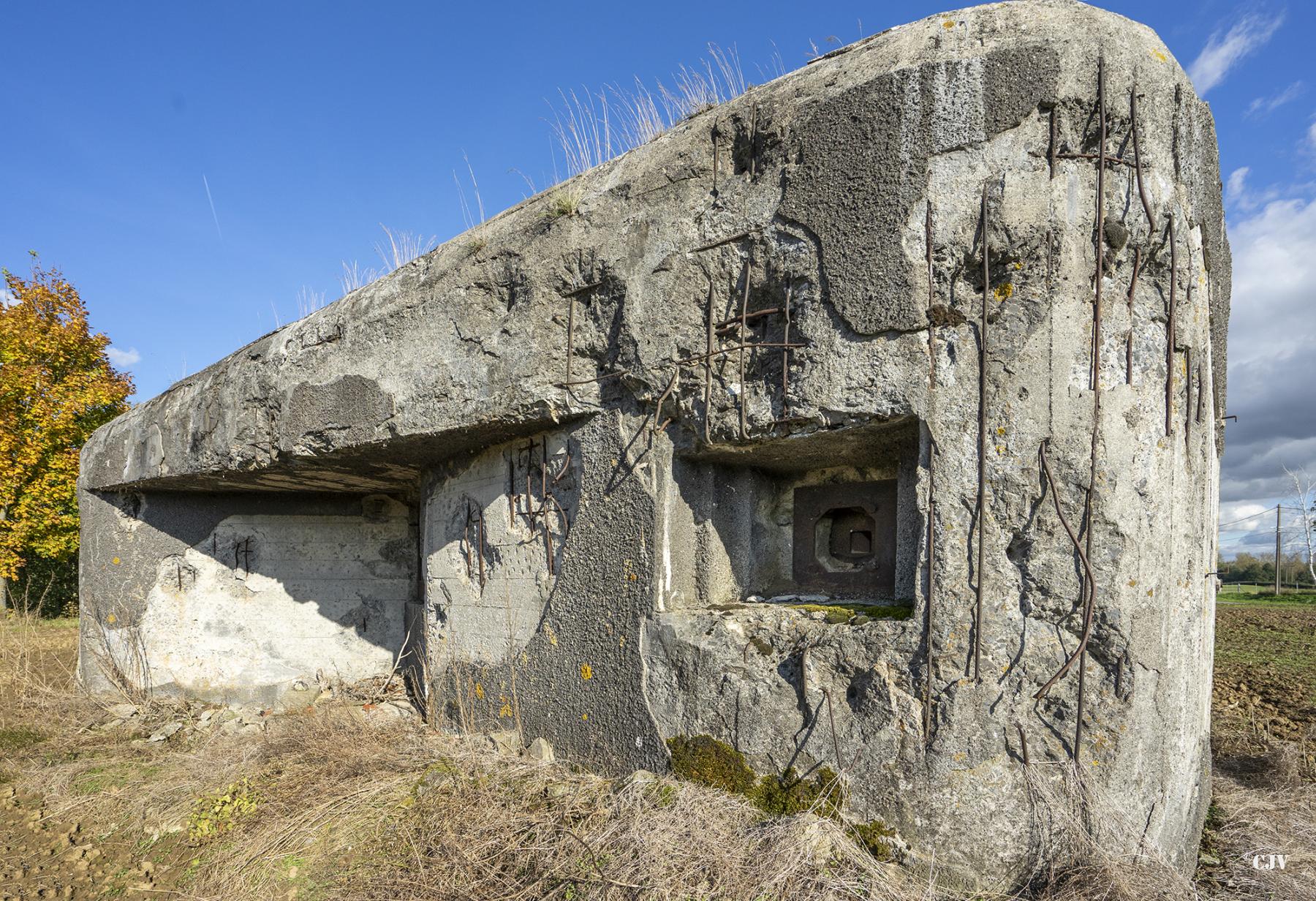 Ligne Maginot - B535 - BOIS-CRETE - (Blockhaus pour canon) - 