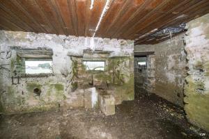 Ligne Maginot - A106 - GOBINETTE - (Blockhaus pour canon) - Chambre de tir et couloir vers la poste d'observation