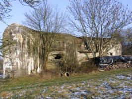 Ligne Maginot - CEZF-4 - SARRE UNION NORD-EST - (Casemate d'infanterie - Double) - Façade Ouest