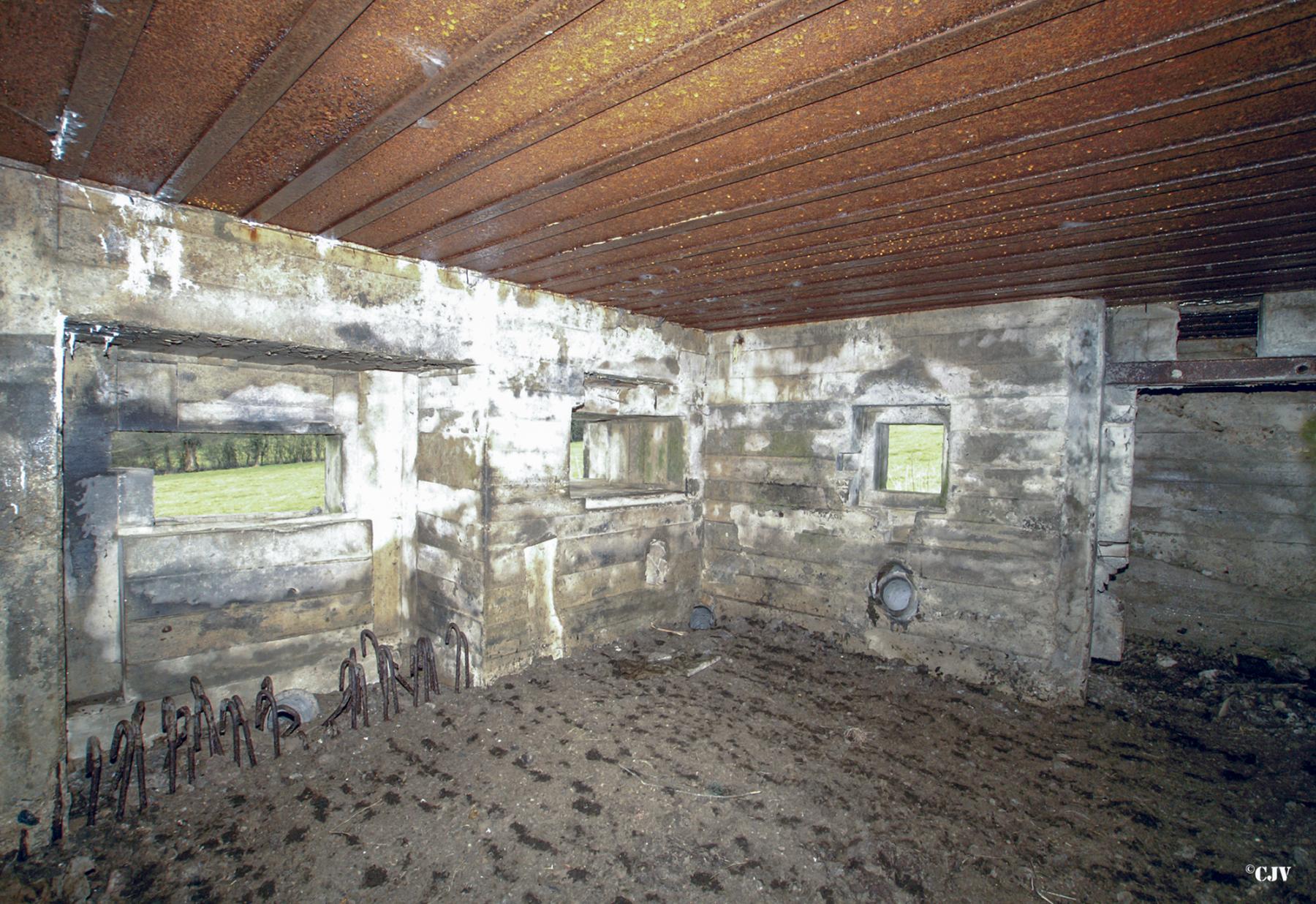 Ligne Maginot - A108 - BEAUX SARTS - (Blockhaus pour canon) - La chambre de tir