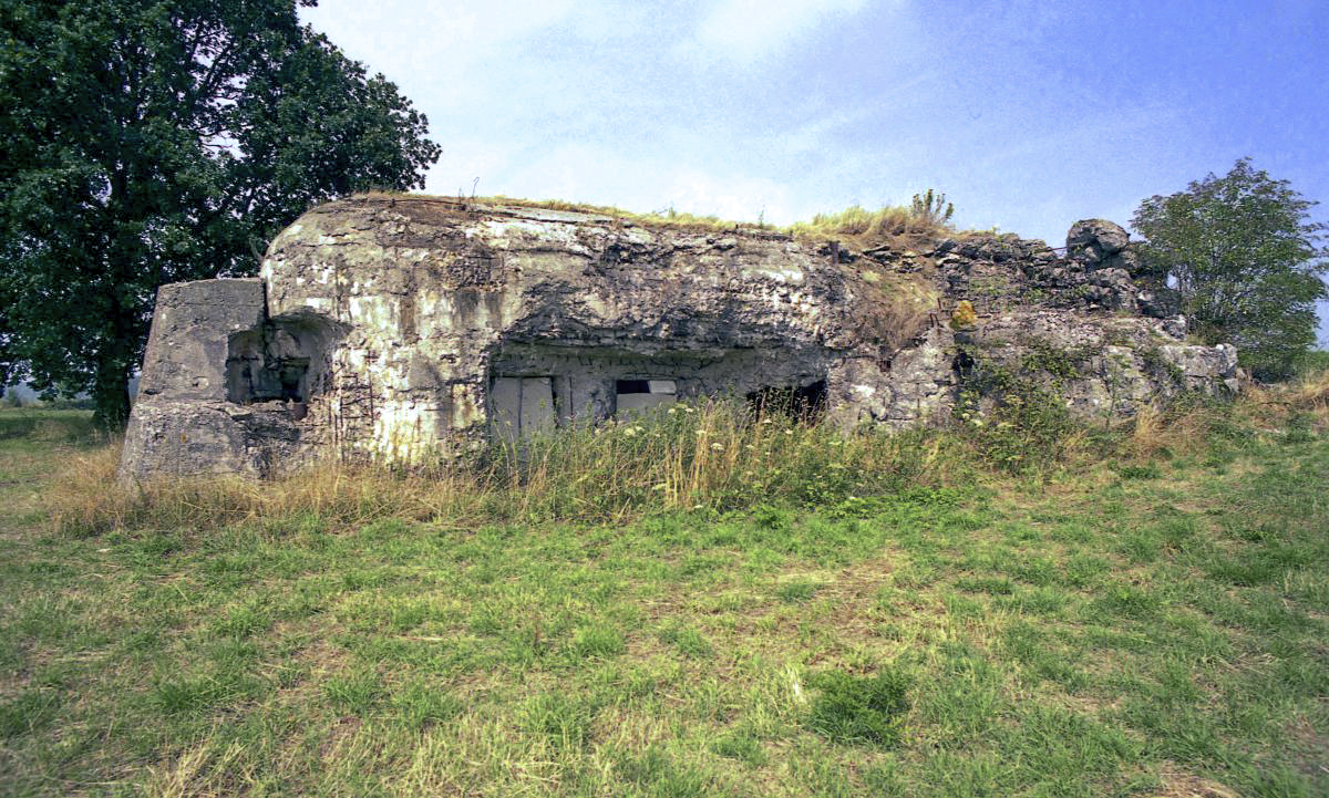 Ligne Maginot - C34 - L'EPINETTE - (Casemate d'infanterie - double) - Avant merlonnage