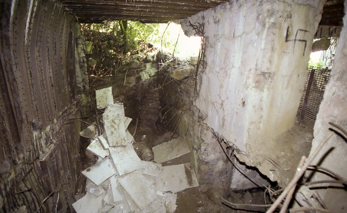 Ligne Maginot - C34 - L'EPINETTE - (Casemate d'infanterie - double) - L'intérieur de la casemate