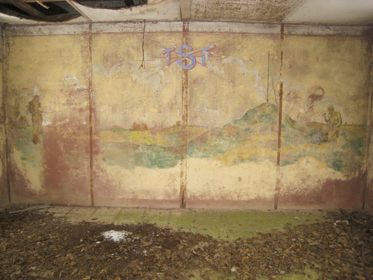Ligne Maginot - ANGEVILLERS (CAMP) - (Camp de sureté) - Peinture murale