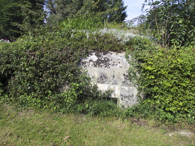 Ligne Maginot - B736 - PÂTURE aux BOEUFS - Ce blockhaus est situé dans le potager d'un particulier en bordure du chemin des Wattinettes.