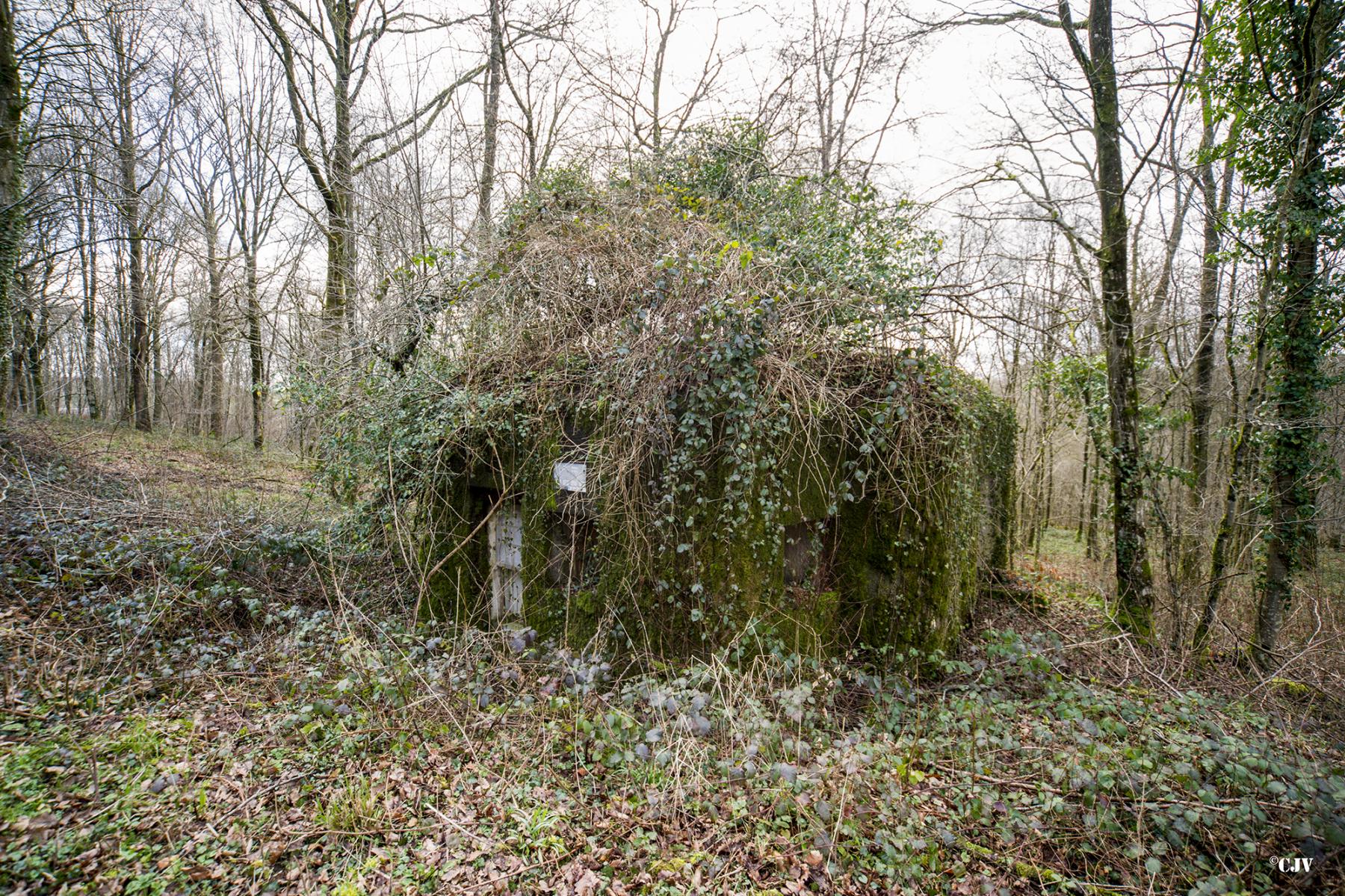 Ligne Maginot - B747 - LE CHAMPIAU - (Blockhaus pour canon) - Face arrière