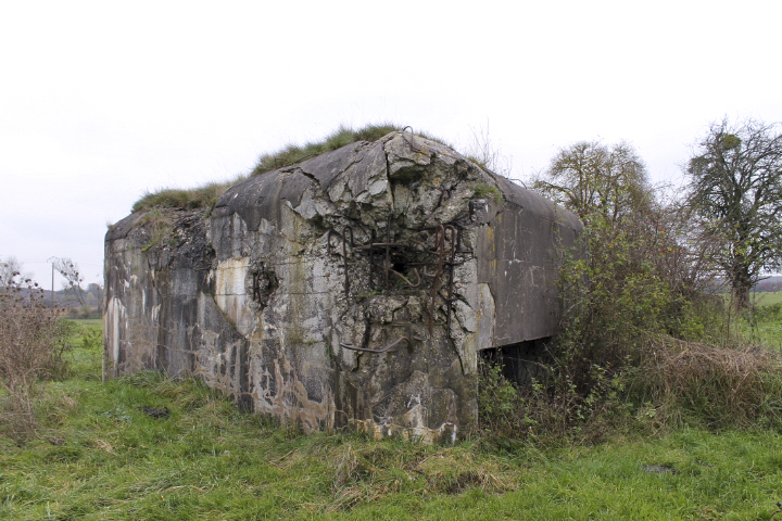 Ligne Maginot - C11 - CONFLUENT 2 - (Blockhaus pour canon) - Façade nord