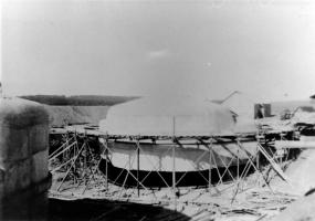 Ligne Maginot - IMMERHOF - A10 - (Ouvrage d'infanterie) - Photo de la construction de l'ouvrage
Les blocs 2 et 1 