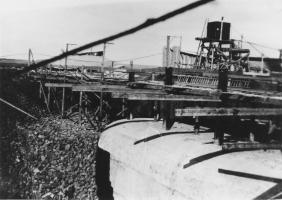 Ligne Maginot - IMMERHOF - A10 - (Ouvrage d'infanterie) - Photo de la construction de l'ouvrage
Le bloc 3