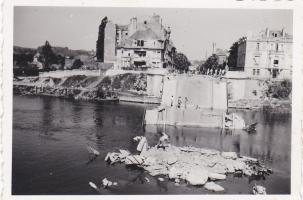 Ligne Maginot - 22LM - (DMP - Dispositif de Mine Permanent) - Vous pouvez juste distinguer les obstacles au début du pont.