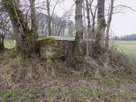 Ligne Maginot - 48TER - BUTTE DE FRENOIS OUEST - (Blockhaus pour canon) - Face frontale, créneau droite Hotchkiss