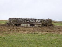 Ligne Maginot - F - LA MACHERE - (Blockhaus pour canon) - Face frontale