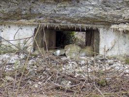 Ligne Maginot - F - LA MACHERE - (Blockhaus pour canon) - Créneau AC centrale