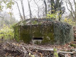 Ligne Maginot - R4 - CHATEAU DE REMILLY - (Blockhaus pour arme infanterie) - Façade, coté gauche