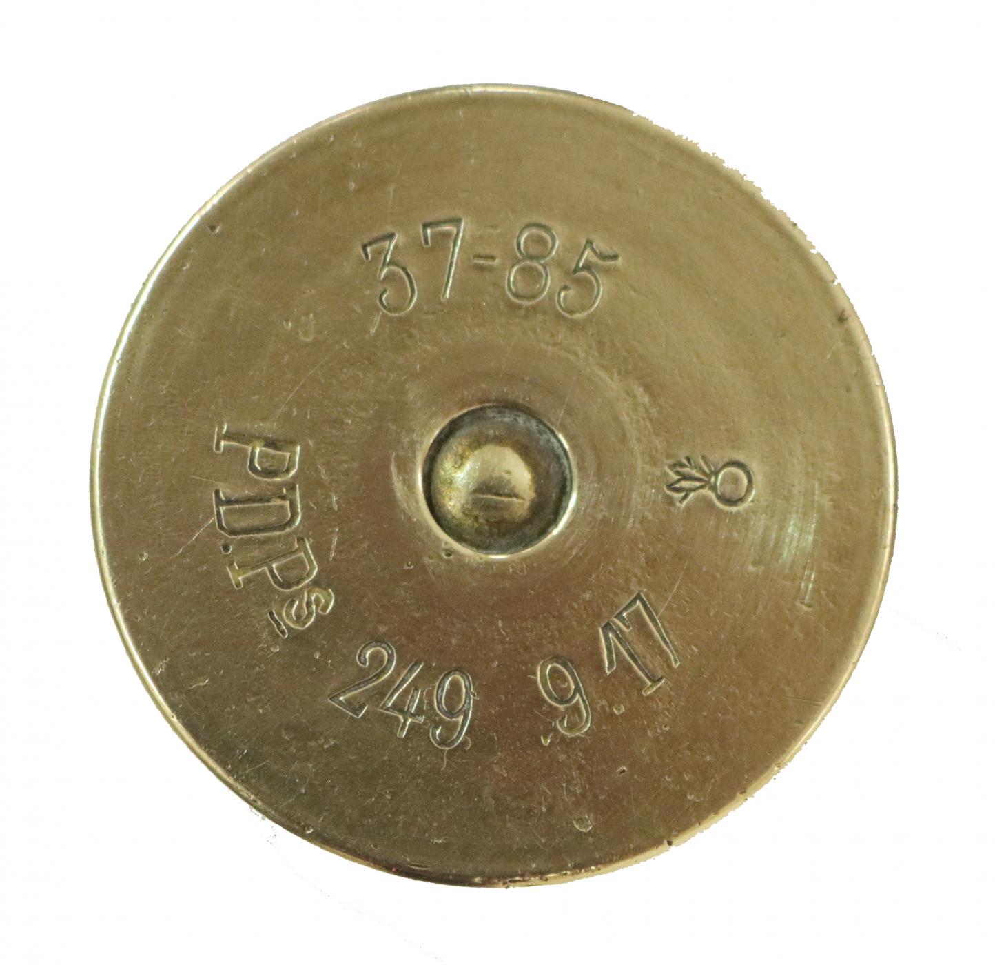 Ligne Maginot - Munition de 37 mm mle 1885 - Culot 37-85 à amorce marine