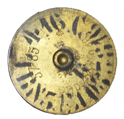 Ligne Maginot - Munition de 37 mm mle 1885 - Culot avec marques de chargement