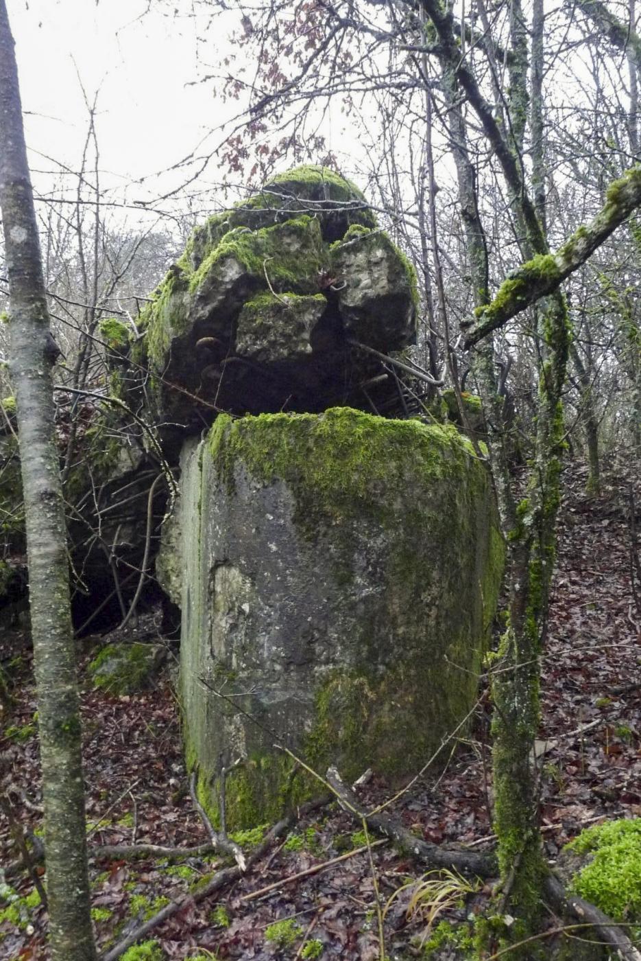 Ligne Maginot - C12B - COLLINE ROUGE - (Blockhaus pour canon) - 