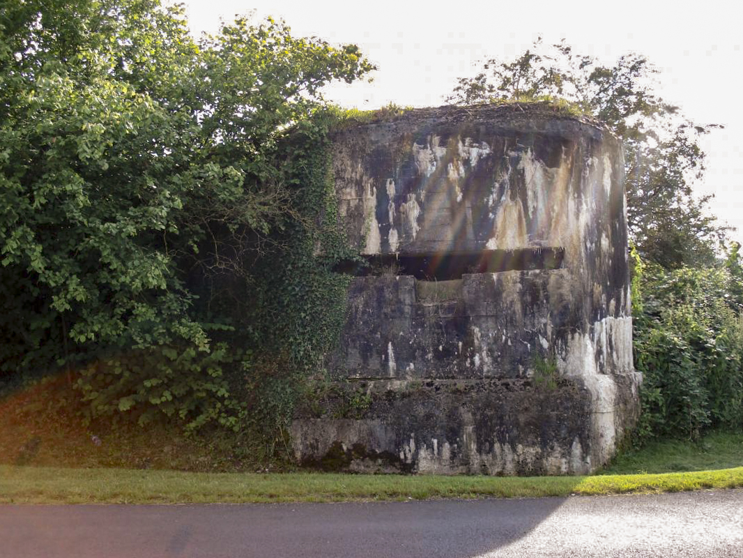 Ligne Maginot - 106 - PONT-MAUGIS - (Blockhaus lourd type STG / STG-FCR - Double) - Face frontale, observation