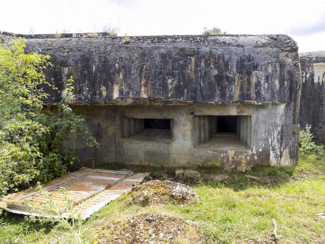 Ligne Maginot - 107 - LONGUES ORGIERES - (Blockhaus lourd type STG / STG-FCR - Double) - Face gauche