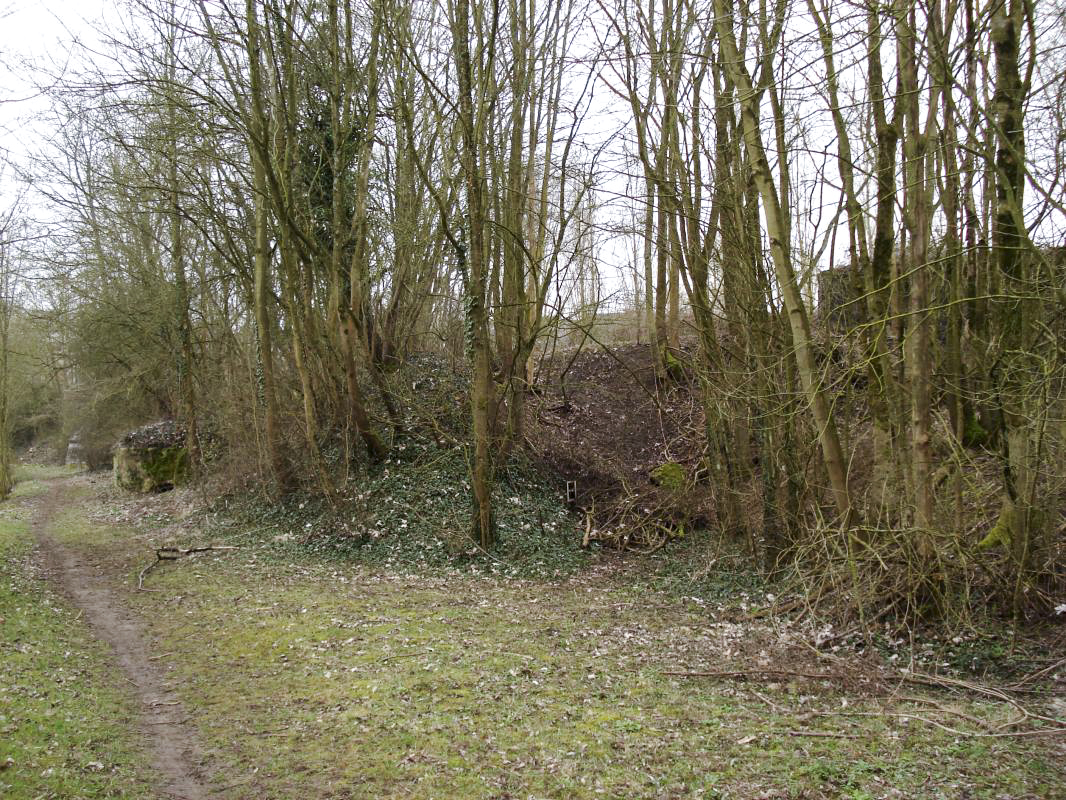 Ligne Maginot - 211 - FAUBOURG DE CASSINE - (Blockhaus pour canon) - Bb102-Abis à gauche, blockhaus 211 à droite