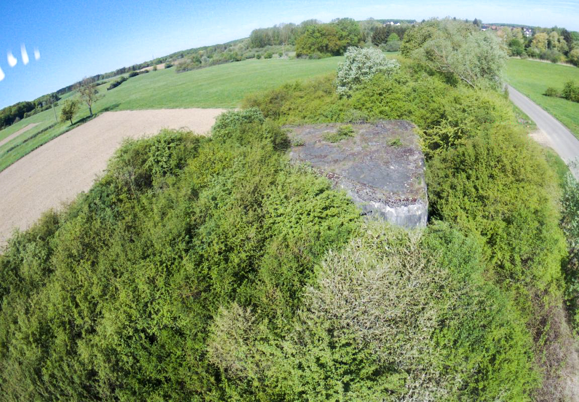 Ligne Maginot - MC34 - STG G - (Casemate d'infanterie) - Vue des airs