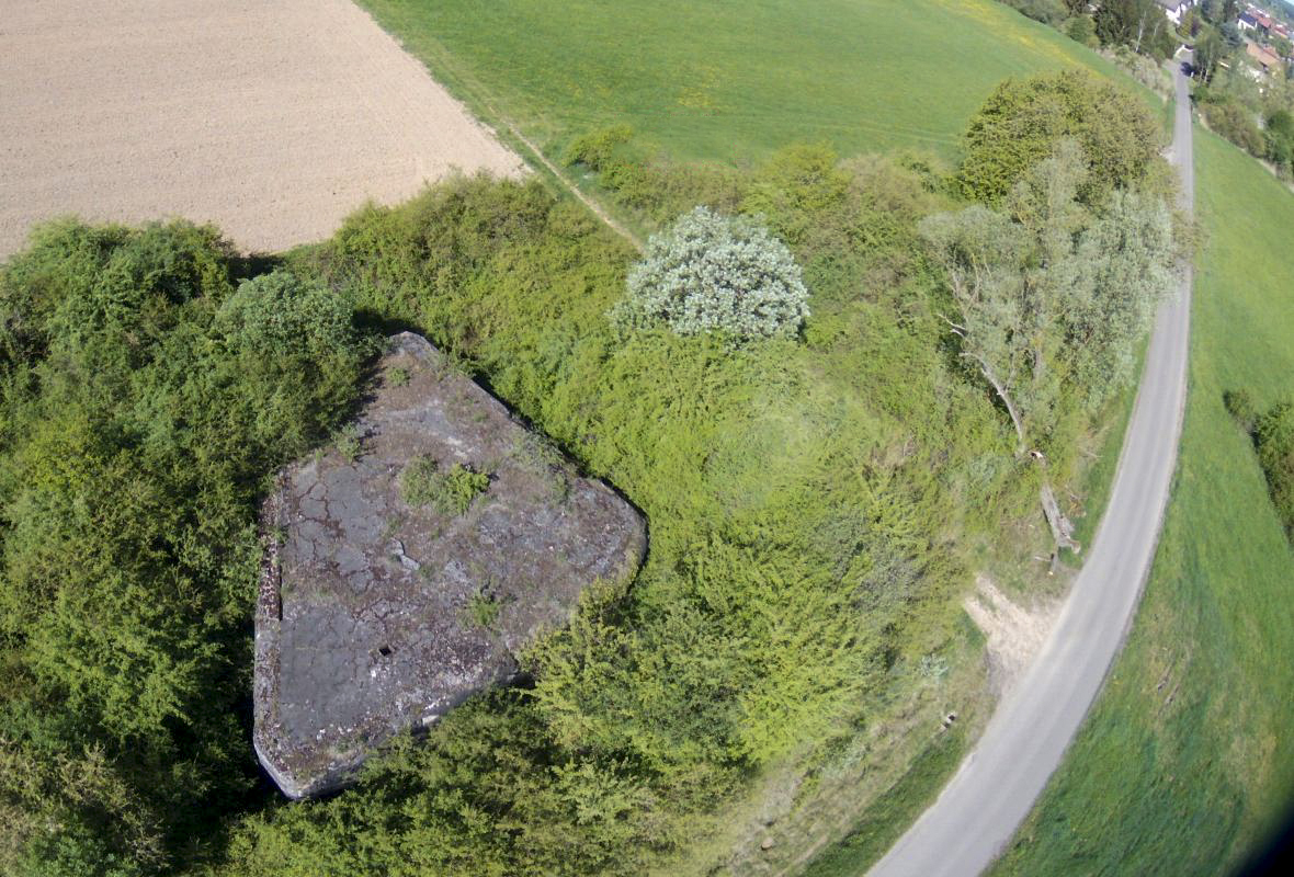 Ligne Maginot - MC34 - STG G - (Casemate d'infanterie) - Vue des airs