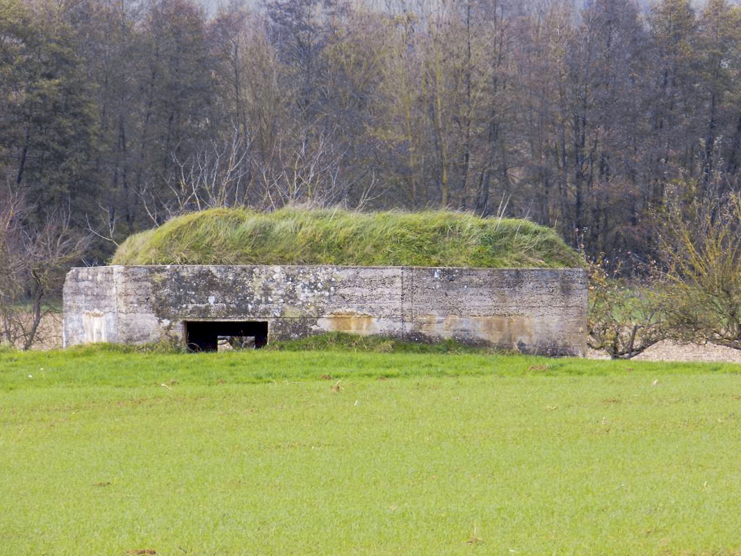 Ligne Maginot - A - LA MALADRERIE - (Blockhaus pour canon) - L'entrée